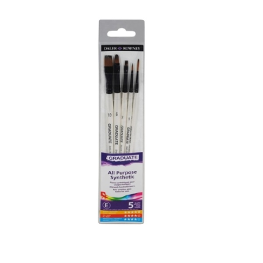 Kit Pincel Sintetico C/5 212550001 Daler Rowney